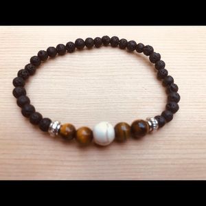 Lava Stone Essential Oil Diffuser Bracelet
